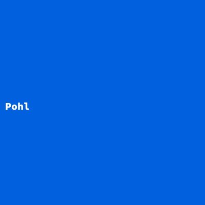Hersteller: Pohl