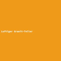 Luftiger Granit-Teller