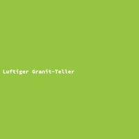 Luftiger Granit-Teller