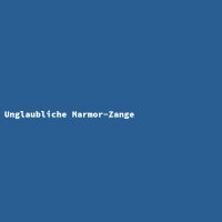 Unglaubliche Marmor-Zange