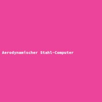 Aerodynamischer Stahl-Computer