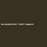 Aerodynamischer Stahl-Computer