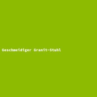Geschmeidiger Granit-Stuhl